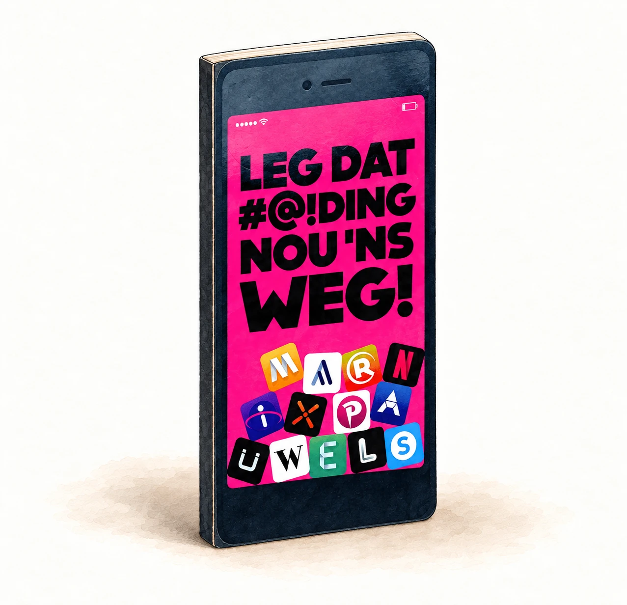 Omslag van Leg dat #@!ding nou ‘ns weg!