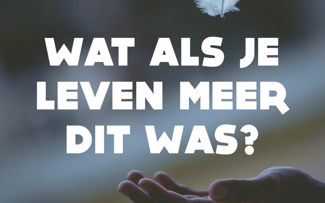 Wat als je leven meer dit was?